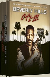 DVD-Cover: Beverly Hills Cop I-III <br> (20 Years Anniversary Limited Tin-Box Edition), mit Eddie Murphy, Judge Reinhold, John Ashton, Ronny Cox, Brigitte Nielsen, Jürgen Prochnow, Theresa Randle, ...