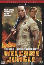 DVD-Cover: Welcome to the jungle, mit Dwayne 