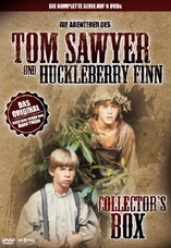 DVD-Cover: Die Abenteuer des Tom Sawyer und Huckleberry Finn <font color=silver>(Collector's Box)</font>, mit Sammy Snyders, Ian Tracey, Brigitte Horney, Blu Mankuma, Bernie Coulson, Holly Findlay, ...